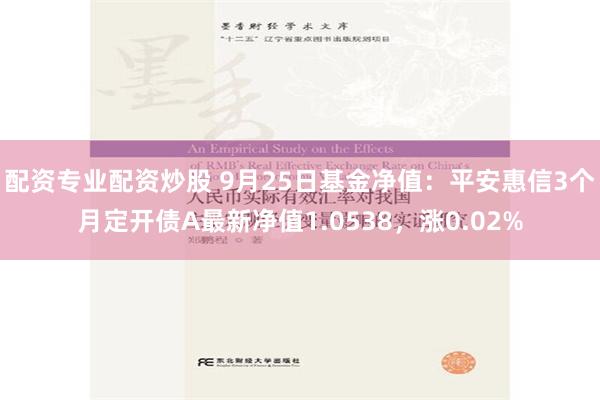 配资专业配资炒股 9月25日基金净值：平安惠信3个月定开债A最新净值1.0538，涨0.02%