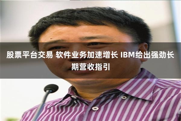 股票平台交易 软件业务加速增长 IBM给出强劲长期营收指引