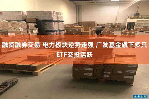 融资融券交易 电力板块逆势走强 广发基金旗下多只ETF交投活跃
